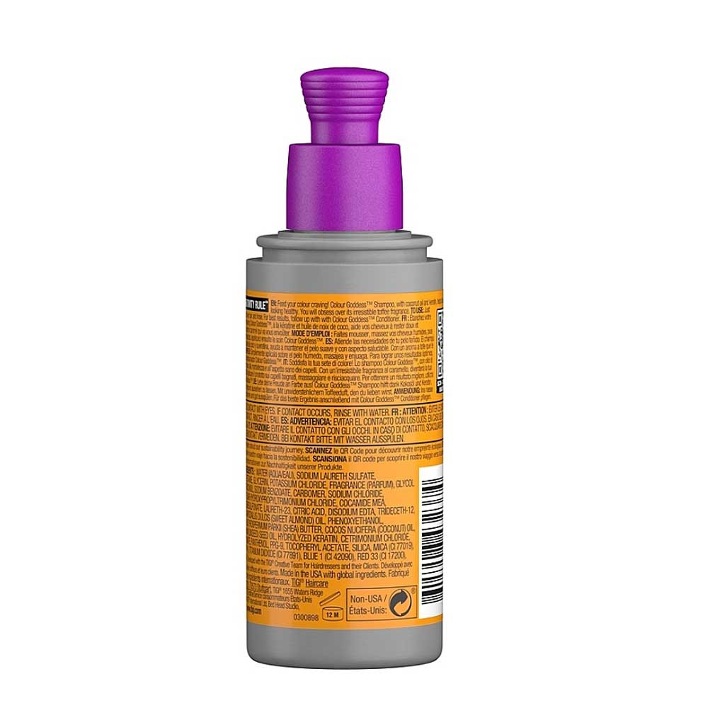 Шампунь для фарбованого волосся Colour Goddess Tigi, 100 мл на beauty-prof.com Фото 2 Шампунь для фарбованого волосся Colour Goddess Tigi, 100 мл Фото 2