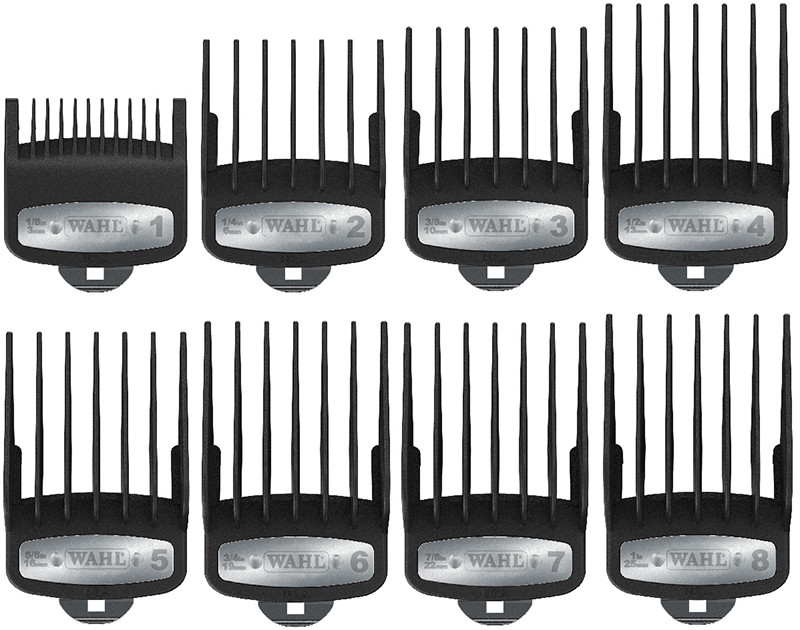 Набор насадок WAHL Premium, с подставкой (8шт.) 03171-500 на beauty-prof.com Набор насадок WAHL Premium, с подставкой (8шт.) 03171-500