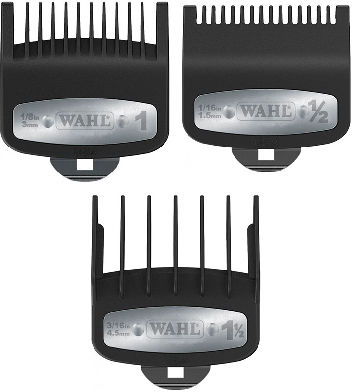 Набор насадок для машинки 1,5, 3, 4,5 мм Premium 3 Pack WAHL,3шт.