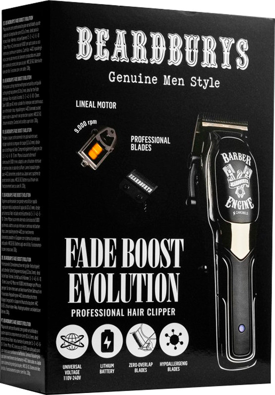 Машинка профессиональная для стрижки волос Fade Boost Evolution Beardburys  Фото 2 