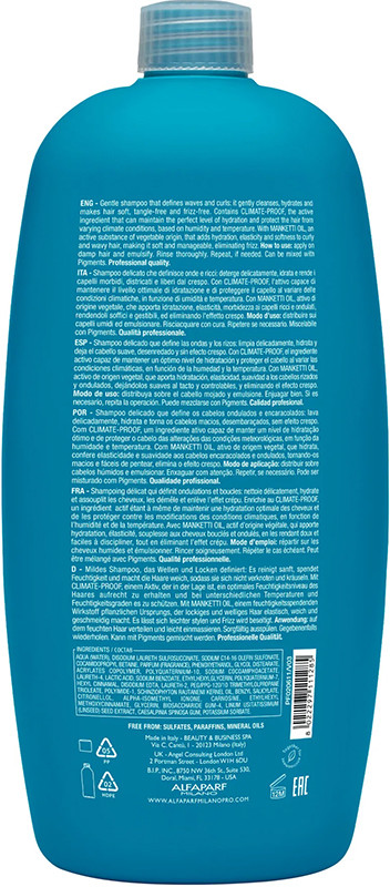 Шампунь для кучерявого волосся SDL Curls Enhancing Shampoo Alfaparf 1000 мл на beauty-prof.com Фото 2 Шампунь для кучерявого волосся SDL Curls Enhancing Shampoo Alfaparf 1000 мл Фото 2