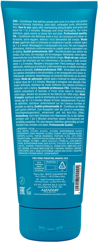 Кондиционер для вьющихся волос SDL Curls Enhancing Conditioner Alfaparf 200 мл на beauty-prof.com Фото 2 Кондиционер для вьющихся волос SDL Curls Enhancing Conditioner Alfaparf 200 мл Фото 2