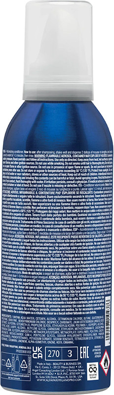 Кондиціонер-мус для об'єму волосся SDL Volumizing Mousse Conditioner Alfaparf 200 мл  Фото 2 