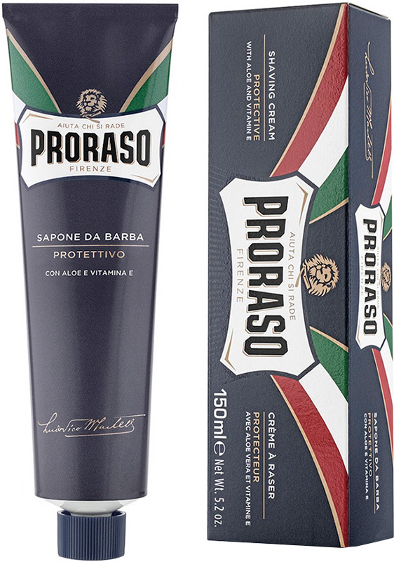 Крем для гоління захисний з екстрактом алое та вітаміном Е Proraso, 150 мл на beauty-prof.com Фото 2 Крем для гоління захисний з екстрактом алое та вітаміном Е Proraso, 150 мл Фото 2