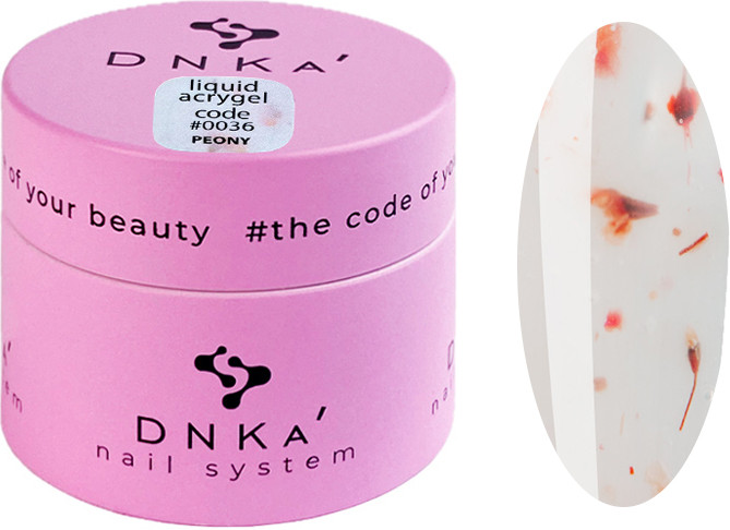 Жидкий полигель  Liquid Acrygel DNKa 0036 Peony, 15 мл