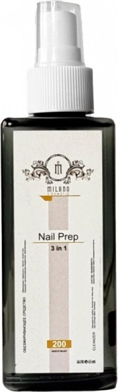 Знежирювач для нігтів Nail Prep Milano, 200 мл