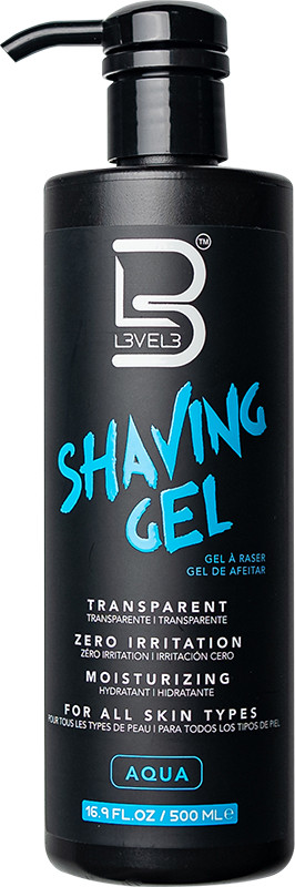 Гель для гоління Aqua Level3, 500 мл