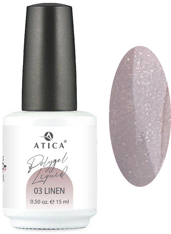 Рідкий полігель Polygel Liquid №03 Linen Atica, 15 мл