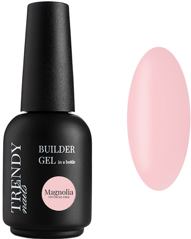 Гель будівельний рідкий Builder Gel Magnolia HEMA-Free Trendy Nails, 15 мл