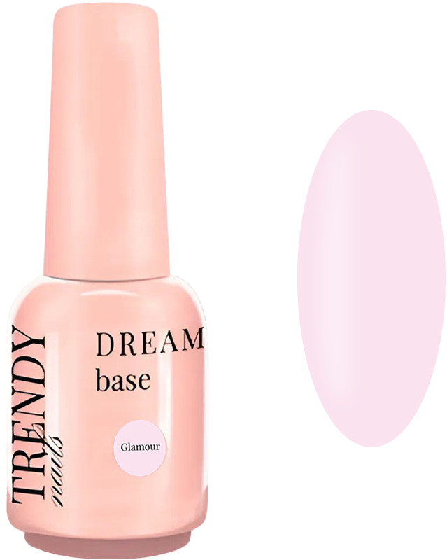 Основа камуфлирующая Dream Base Glamour HEMA-Free Trendy Nails, 15 мл