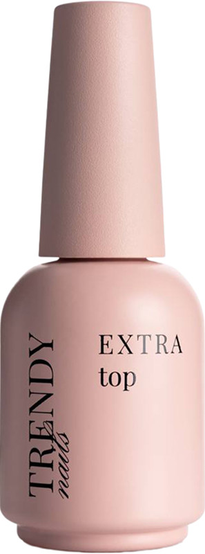 Фінішне покриття без липкого шару Extra Top HEMA-Free Trendy Nails, 15 мл