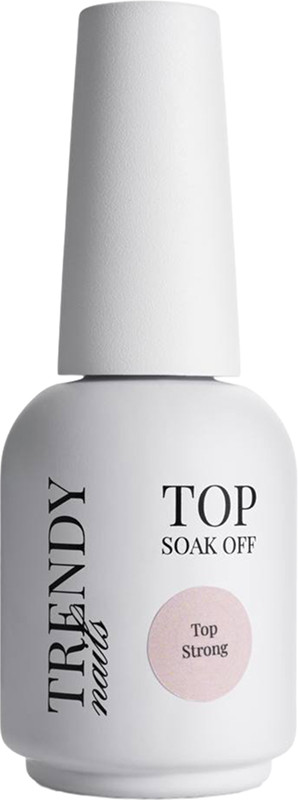 Фінішне покриття без липкого шару Top Strong HEMA-Free Trendy Nails, 15 мл