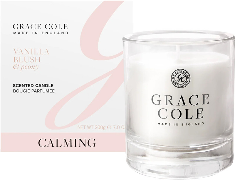 Свічка ароматизована Vanilla Blush & Peony Grace Cole, 200 г на beauty-prof.com Свічка ароматизована Vanilla Blush & Peony Grace Cole, 200 г