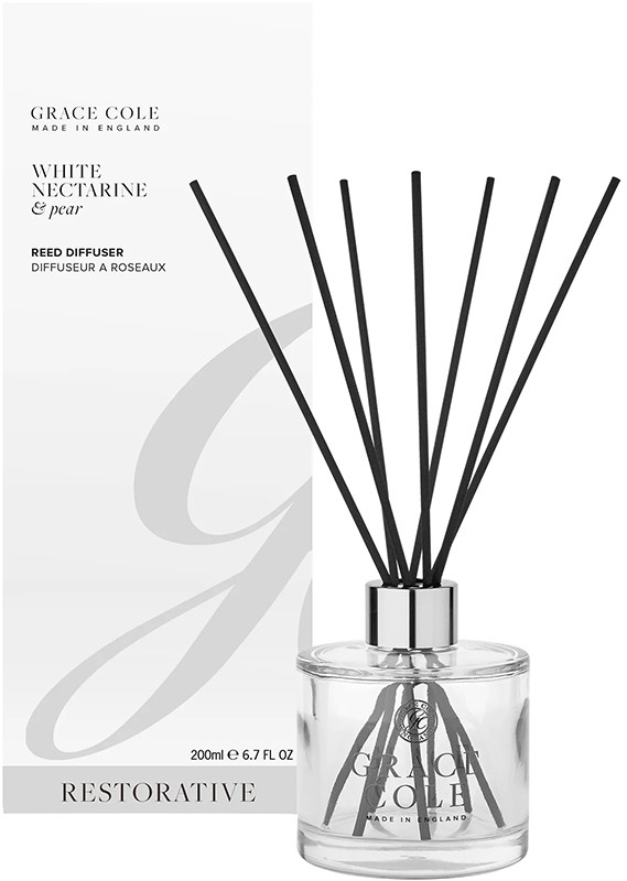 Аромадифузор White Nectarine & Pear Grace Cole, 200 мл на beauty-prof.com Аромадифузор White Nectarine & Pear Grace Cole, 200 мл
