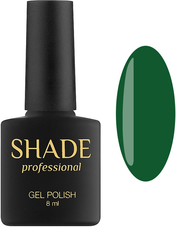 Гель-лак Shade 162(темний весняно-зелений), 8  мл