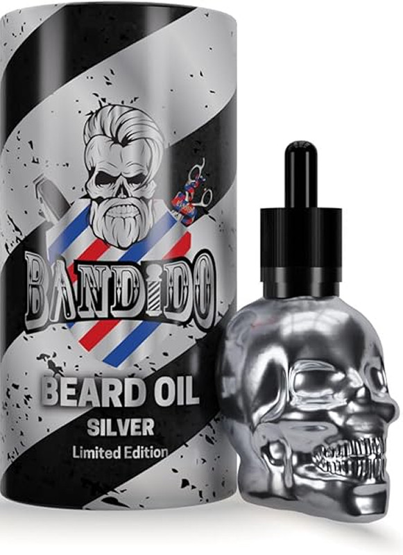Олія для догляду та росту бороди і вусів Silver Bandido, 40 мл на beauty-prof.com Олія для догляду та росту бороди і вусів Silver Bandido, 40 мл