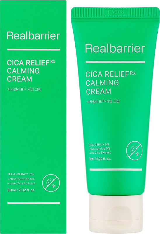 Крем заспокійливий з центеллою та 5% ніацинаміду Cicarelief Rx Calming Cream Real Barrier, 60 мл на beauty-prof.com Фото 2 Крем заспокійливий з центеллою та 5% ніацинаміду Cicarelief Rx Calming Cream Real Barrier, 60 мл Фото 2