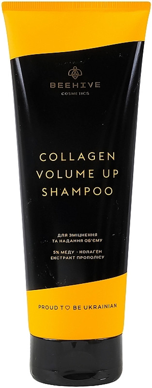 Шампунь для тонких и ослабленных волос Collagen Volume Up Beehive Cosmetics, 250 мл