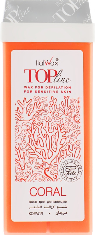 Віск для депіляції у картриджі Корал Top Line ItalWax, 100 мл