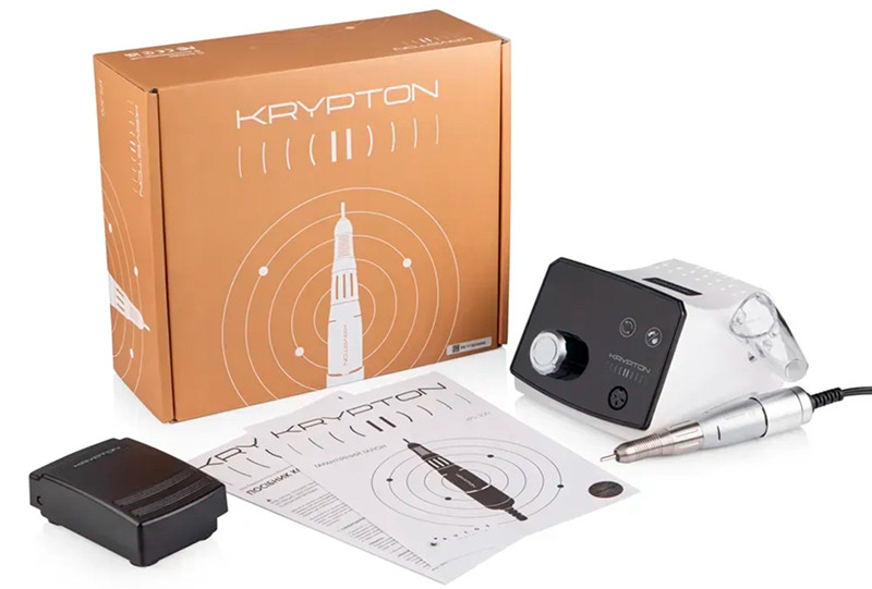 Фрезер для манікюру KRYPTON 2 XPS-300 WHITE на 70 вт. та 35000 об. (з полегшеною ручкою)  Фото 9 