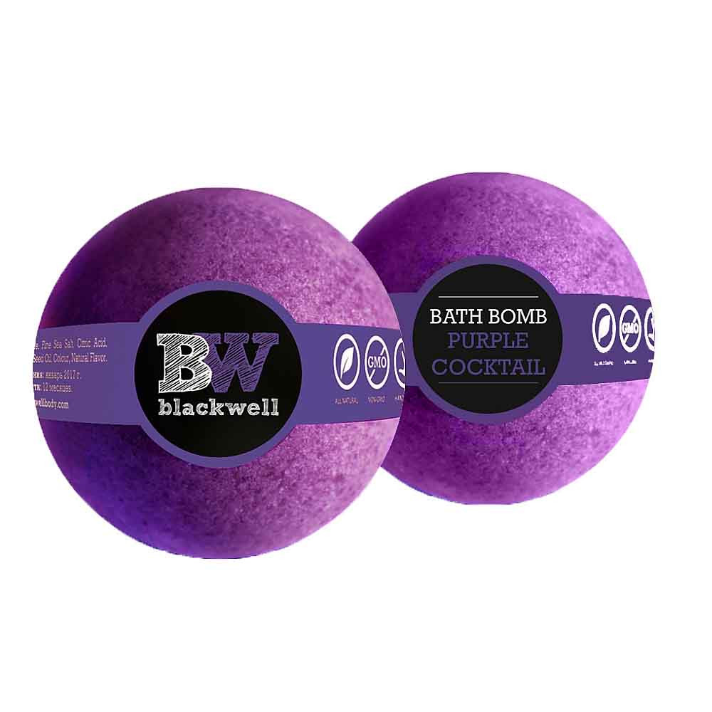 Бомбочка для ванни Bath Bomb Purple Cocktail Blackwell, фіолетовий коктейль, 160 гр на beauty-prof.com Фото 2 Бомбочка для ванни Bath Bomb Purple Cocktail Blackwell, фіолетовий коктейль, 160 гр Фото 2