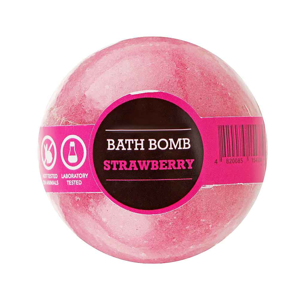 Бомбочка для ванни Bath Bomb Strawberry Blackwell, полуниця, 160 гр на beauty-prof.com Бомбочка для ванни Bath Bomb Strawberry Blackwell, полуниця, 160 гр