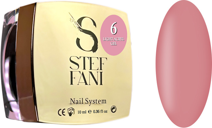 Жидкий гель для ногтей Light Acryl Gel 06 Steffani, 10 мл