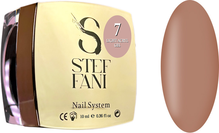 Рідкий гель для нігтів Light Acryl Gel 07 Steffani, 10 мл