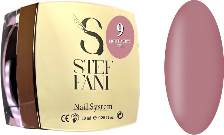 Жидкий гель для ногтей Light Acryl Gel 09 Steffani, 10 мл