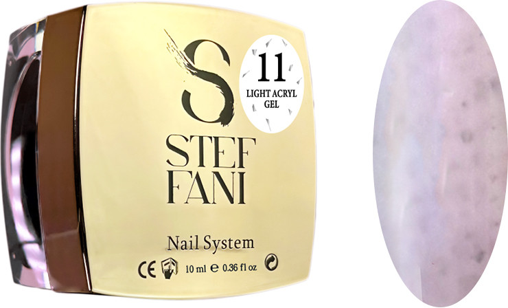 Жидкий гель для ногтей Light Acryl Gel 12 Steffani, 10 мл