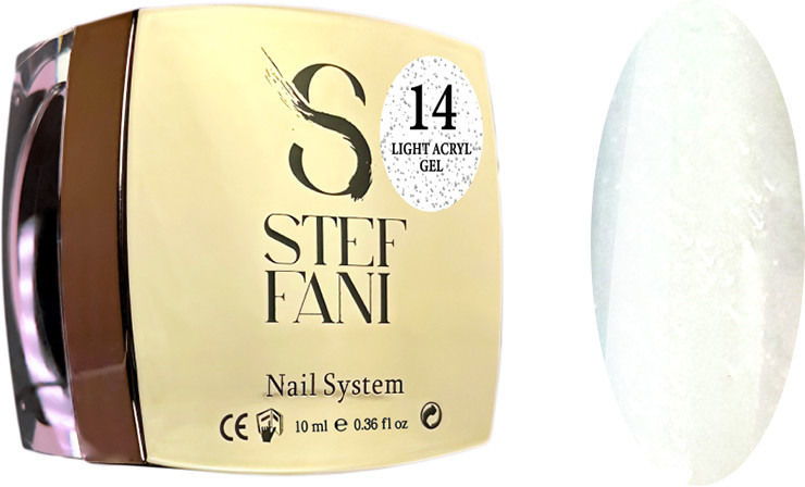 Рідкий гель для нігтів Light Acryl Gel 14 Steffani, 10 мл