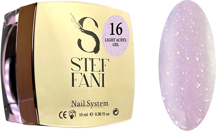 Жидкий гель для ногтей Light Acryl Gel 16 Steffani, 10 мл