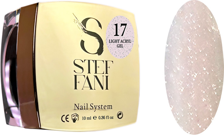 Жидкий гель для ногтей Light Acryl Gel 17 Steffani, 10 мл