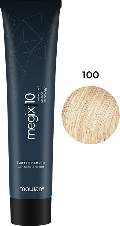 Фарба для волосся 100 ультра світлий натуральний блонд Megix10 Mowan, 100 мл