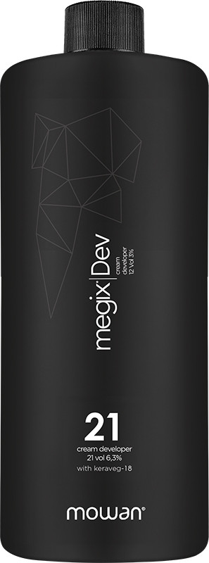 Окислювач кремовий 21 vol 6,3% Megix10 Mowan, 1000 мл