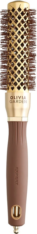 Термобрашинг EXPERT BLOWOUT SHINE Wavy Bristles Gold&Brown Olivia Garden 25мм