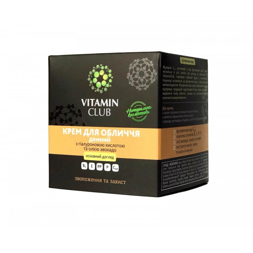 Крем для лица дневной с гиалуроновой кислотой и маслом авокадо VitaminClub на beauty-prof.com Фото 2 Крем для лица дневной с гиалуроновой кислотой и маслом авокадо VitaminClub Фото 2