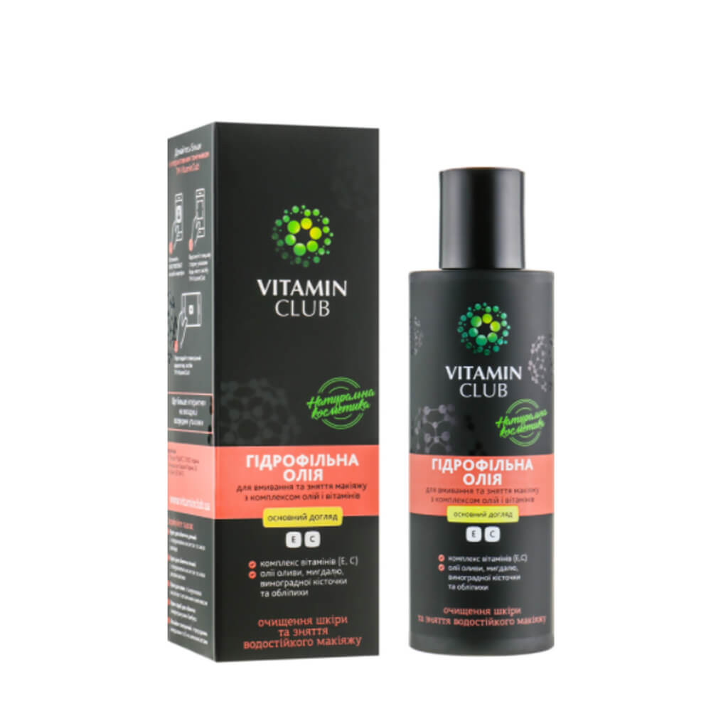 Масло гидрофильное с комплексом масел и витаминов VitaminClub на beauty-prof.com Масло гидрофильное с комплексом масел и витаминов VitaminClub