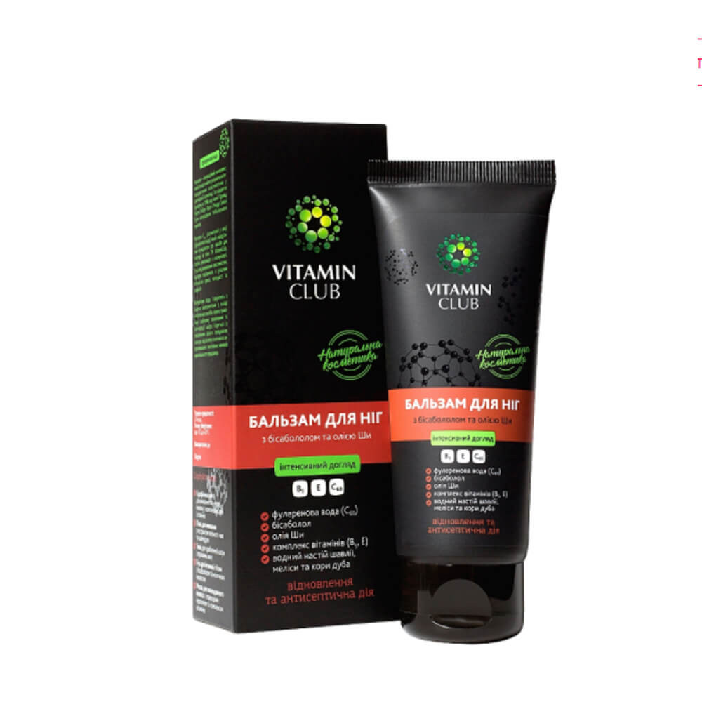 Бальзам для ніг з бісаболол та олією Ши VitaminClub на beauty-prof.com Бальзам для ніг з бісаболол та олією Ши VitaminClub