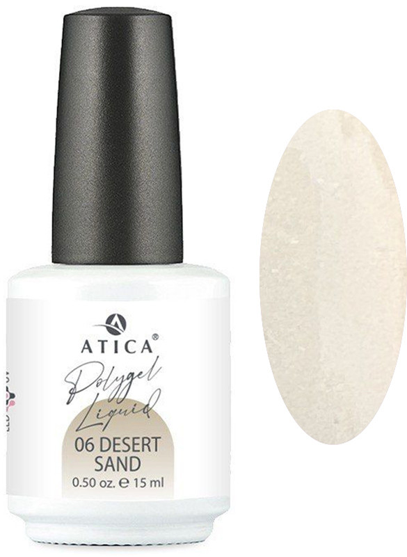 Рідкий полігель Polygel Liquid №06 Desert Sand Atica, 15 мл