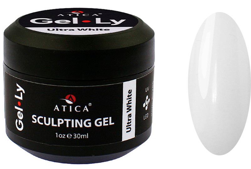 Гель-желе моделирующий GEL-LY Ultra White Atica, 30 мл на beauty-prof.com Гель-желе моделирующий GEL-LY Ultra White Atica, 30 мл