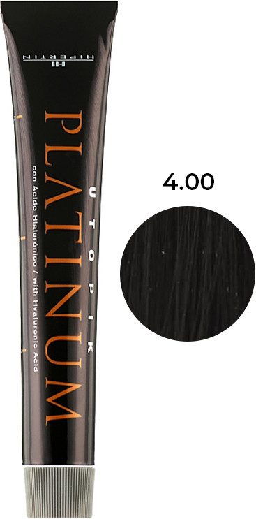 Крем-краска для волос № 4.00 каштановый Platinum Hipertin, 60 мл