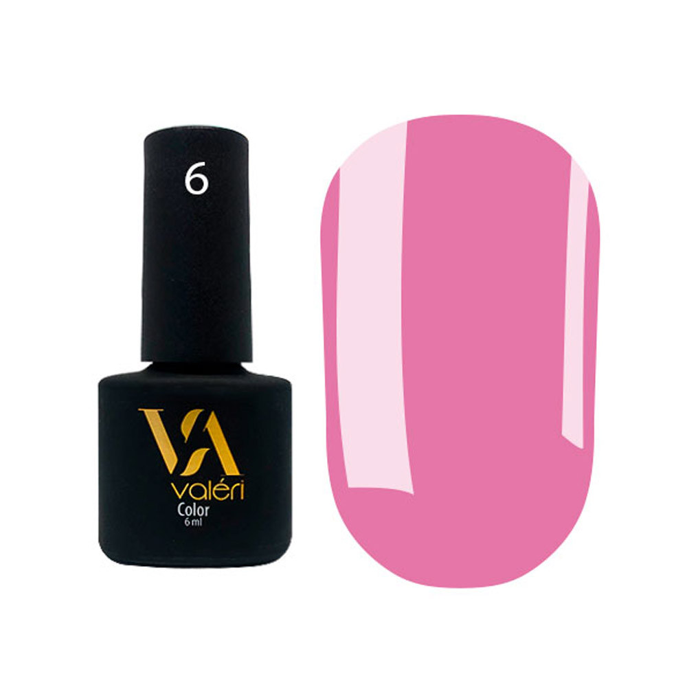 Гель-лак для нігтів Color №6 Valeri, 6 мл