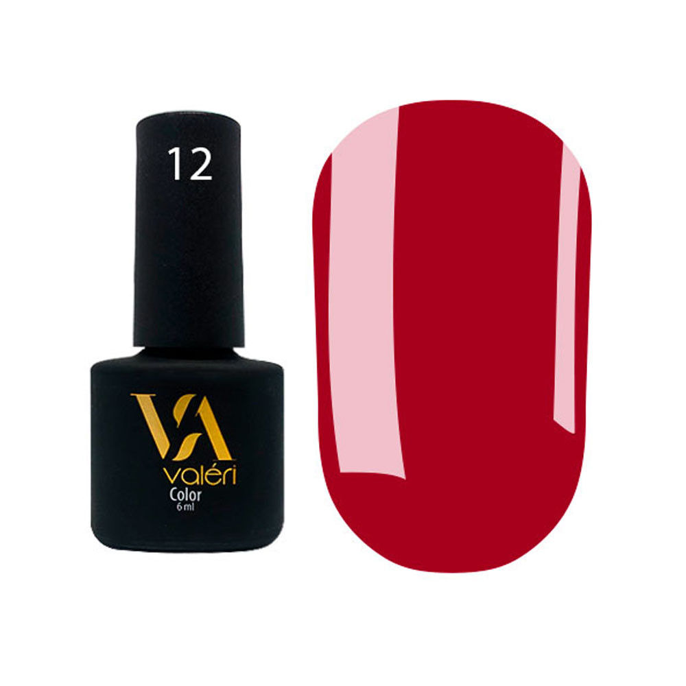 Гель-лак для нігтів Color №12 Valeri, 6 мл