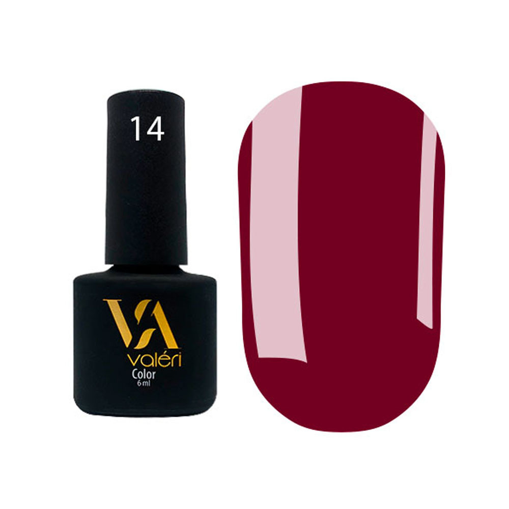 Гель-лак для нігтів Color №14 Valeri, 6 мл на beauty-prof.com Гель-лак для нігтів Color №14 Valeri, 6 мл
