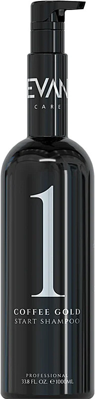 Шампунь очищувальний (крок 1) Coffee Gold Evan Care, 1000 мл
