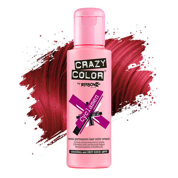 Тинт-краска для волос №41 цикламен Crazy Color, 100 мл