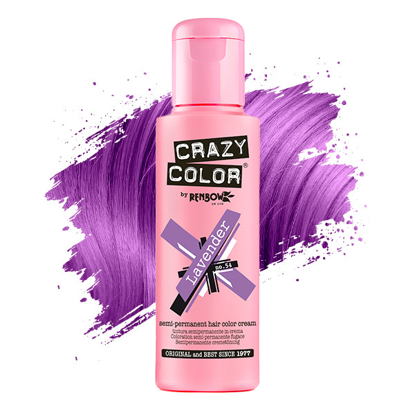 Тинт-краска для волос №54 лаванда Crazy Color, 100 мл