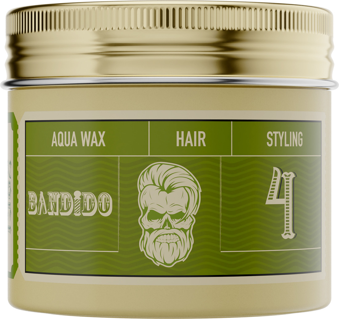 Віск для укладки волосся на водній основі легкої фіксації Aqua Wax 4 Light Green Bandido, 125 мл
