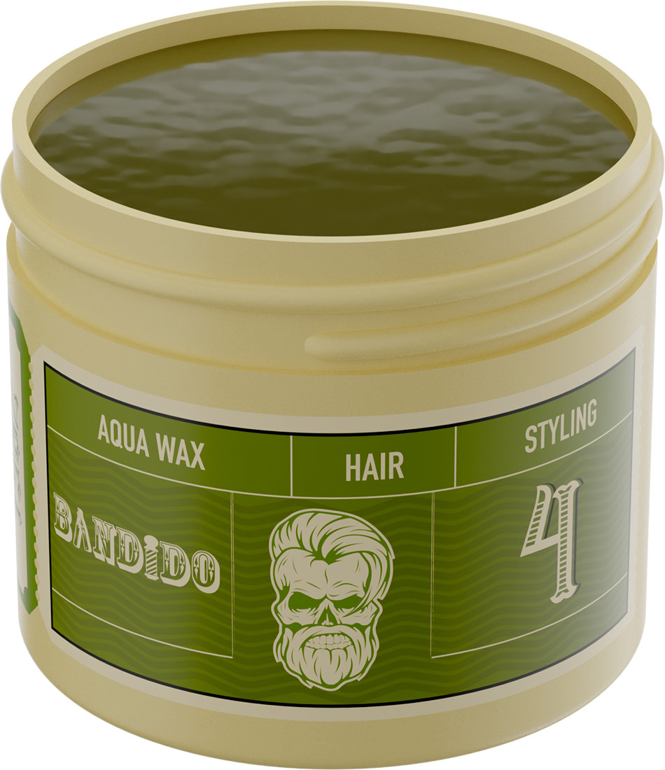 Віск для укладки волосся на водній основі легкої фіксації Aqua Wax 4 Light Green Bandido, 125 мл на beauty-prof.com Фото 2 Віск для укладки волосся на водній основі легкої фіксації Aqua Wax 4 Light Green Bandido, 125 мл Фото 2
